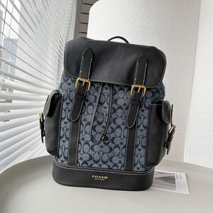 Coach Black and Blue Men's Backpack